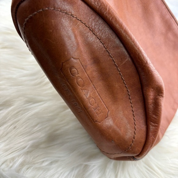 VINTAGE COACH Bleecker Tattlersall Duffel Shoulder Hobo bag - Picture 7 of 14